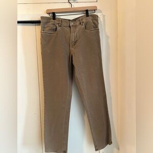 Faherty Stretch Terry 5-Pocket Pant - Driftwood 33/30